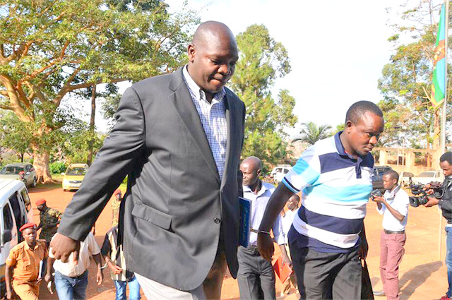 Senior Superintendent of Police Nickson Agasiirwe has been taken to the Chief Magistrate’s Court